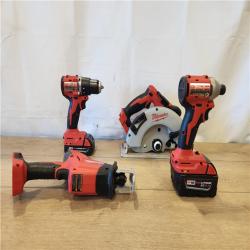 AS-IS- Milwaukee M18 4-Tool Combo Kit