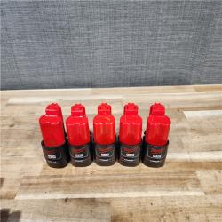 HOUSTON LOCATION - AS-IS MILWAUKEE BATTERY PACK QTY - 10