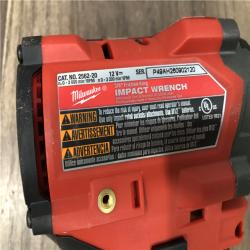 AS-IS Milwaukee FUEL 12V Lithium-Ion Brushless Cordless Stubby 3/8 in. Impact Wrench (Tool-Only)