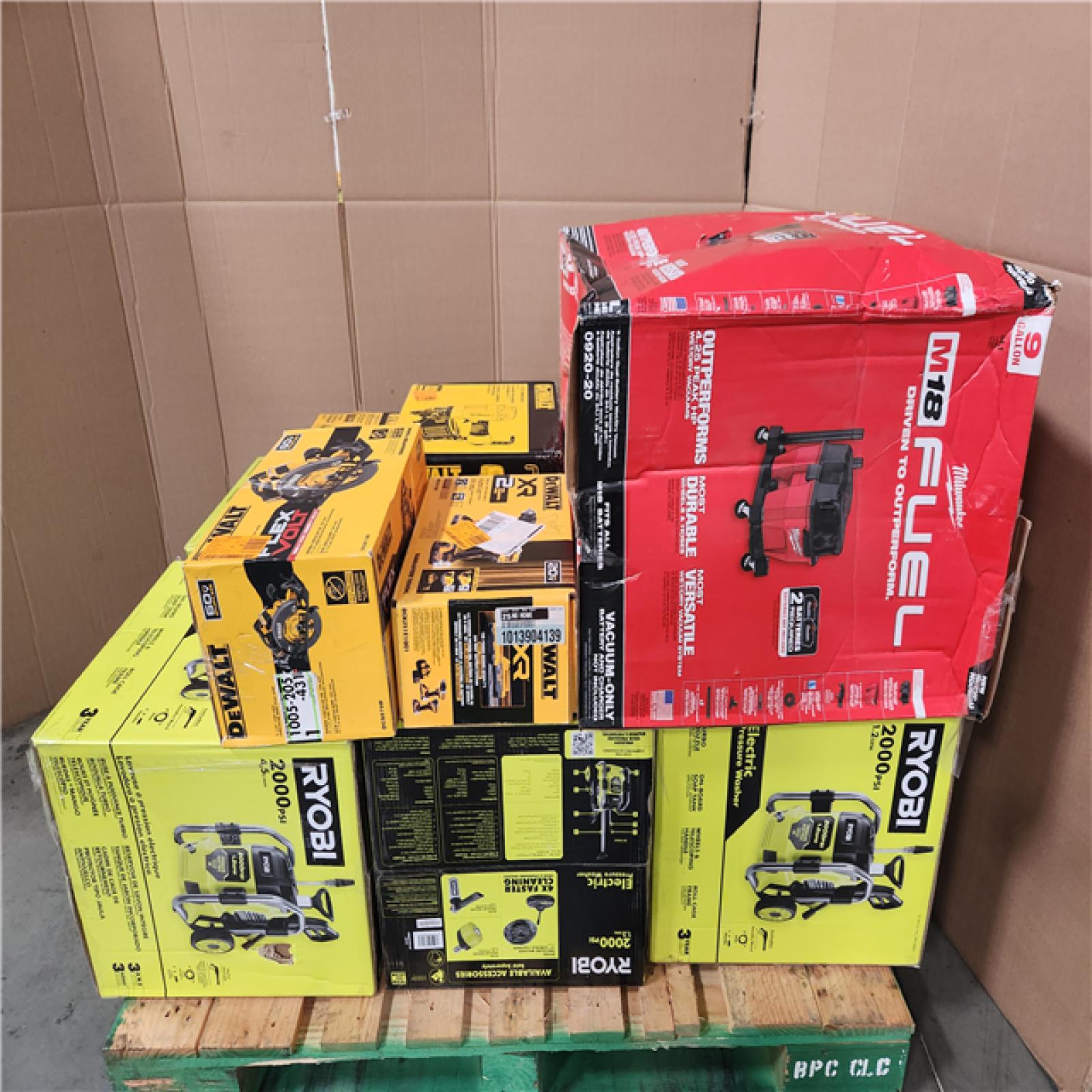 CALIFORNIA AS-IS TOOL PALLET