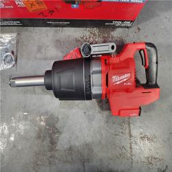 HOUSTON LOCATION - AS-IS (APPEARS LIKE NEW) Milwaukee 2869-20 M18 FUEL 18V Lithium-Ion Brushless Cordless 1 in. Impact Wrench Extended Reach D-Handle (Tool-Only)