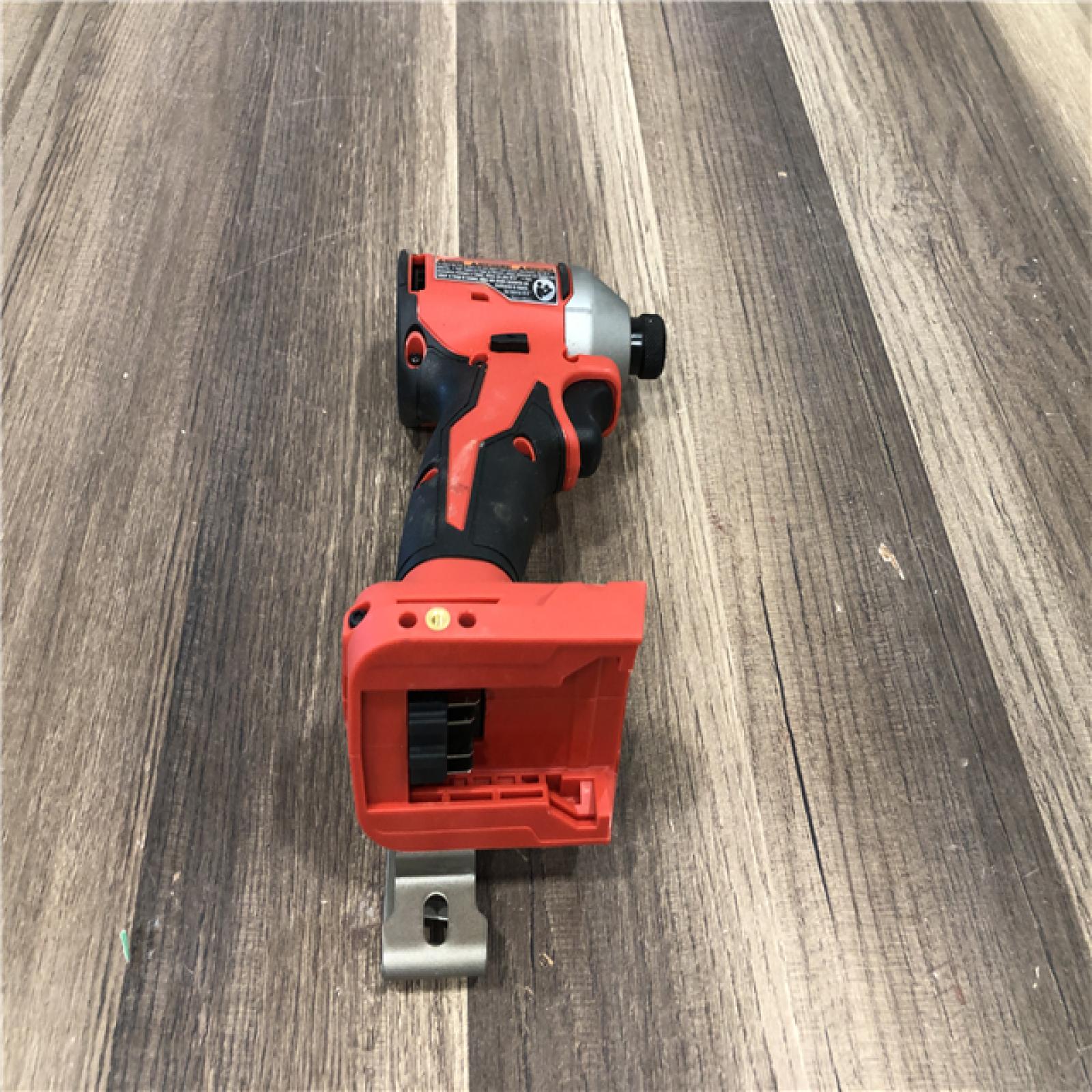 AS-IS Milwaukee 18V Lithium-Ion Compact Brushless Cordless 1/4 in. Impact Driver (Tool-Only)