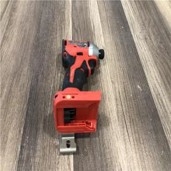 AS-IS Milwaukee 18V Lithium-Ion Compact Brushless Cordless 1/4 in. Impact Driver (Tool-Only)