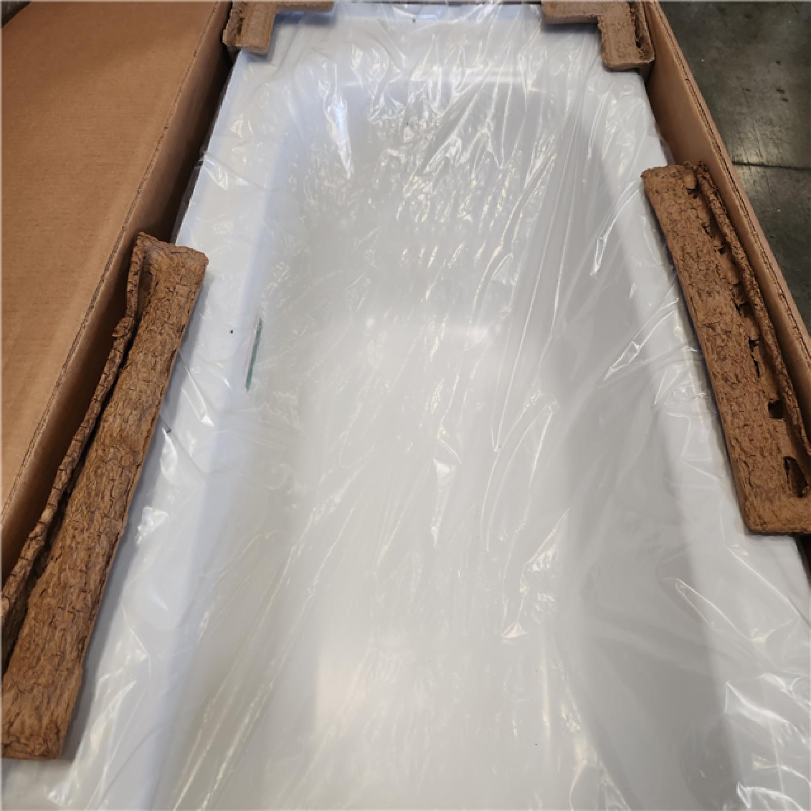 Phoenix NEW American Standard Cambridge 60 in. x 32 in. Soaking Bathtub with Left Hand Drain in White