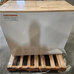 Phoenix Husky Tool Storage 46 in. W x 18 in. D 9-Drawer Gloss White Mobile Workbench Cabinet