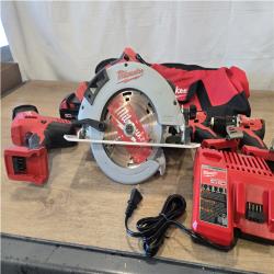 AS-IS Milwaukee M18 Cordless Brushless 4 Tool Combo Kit