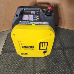 HOUSTON LOCATION - AS-IS CHAMPION 2500/1850-Watt Recoil Start Gasoline/Propane Powered Dual Fuel Inverter Generator with Quiet Technology and CO Shield