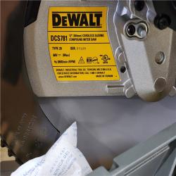 HOUSTON LOCATION - AS-IS DEWALT 60V Lithium-Ion 12 in. Cordless Sliding Miter Saw (Tool Only)
