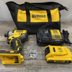AS-IS DEWALT Atomic 20V Max Lithium-Ion Brushless Cordless Compact 1/4 in. Impact Driver Kit