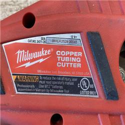 AS-IS Milwaukee 12V Lithium-Ion Cordless Copper Tubing Cutter (Tool-Only)