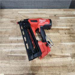 HOUSTON LOCATION - AS - IS Milwaukee FUEL 18-Volt Lithium-Ion Brushless Cordless Gen II 16-Gauge Angled Finish Nailer (Tool-Only)