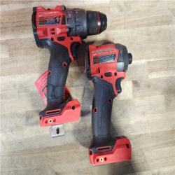HOUSTON LOCATION - AS-IS MILWAUKEE FUEL 18V Lithium-Ion Brushless Cordless Hammer Drill and Impact Driver Combo Kit