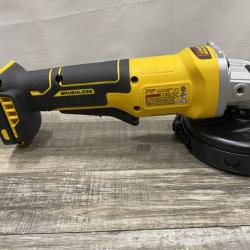 AS-IS DEWALT 20V MAX Cordless Brushless 4-1/2 in. Angle Grinder with Paddle Switch (Tool Only)