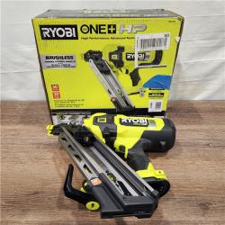 AS-IS RYOBI ONE+ HP 18V Brushless Cordless AirStrike 30Â° Framing Nailer (Tool Only)