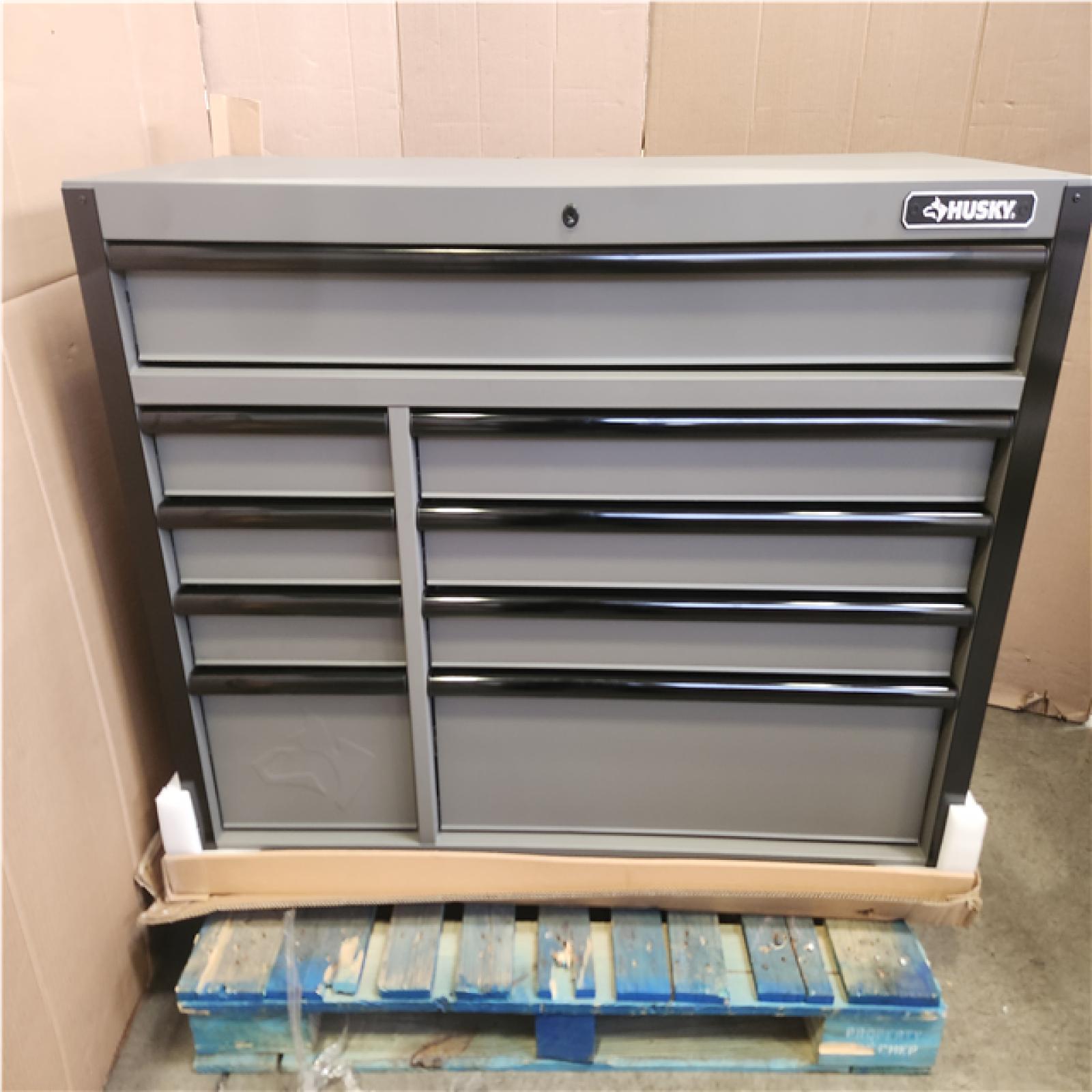 Phoenix NEW Husky Heavy-Duty 52 in. W x 20 in. D 9-Drawer Matte Gray Rolling Tool Cabinet