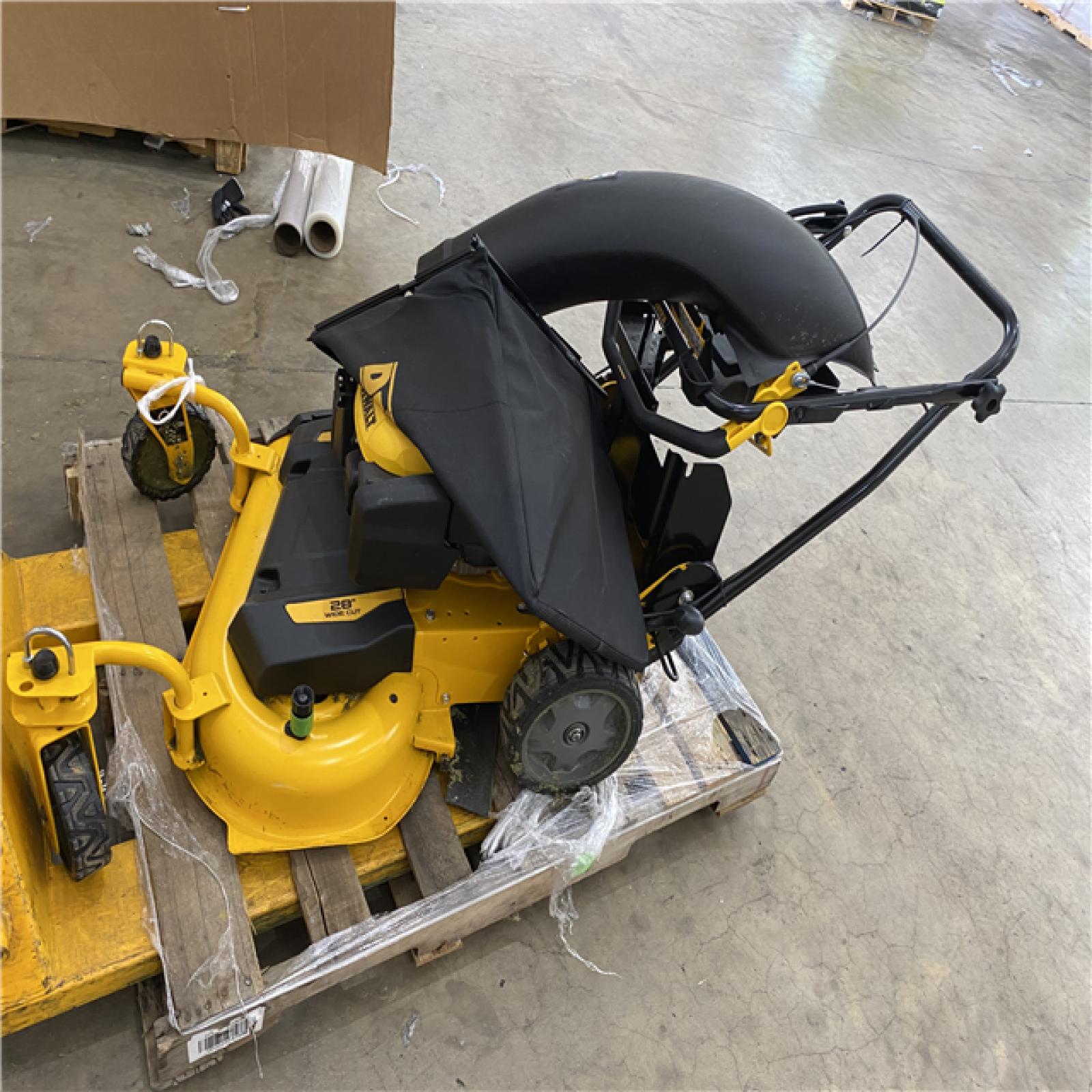 Houston Location - AS IS Dewalt 28 Walk Behind Mower