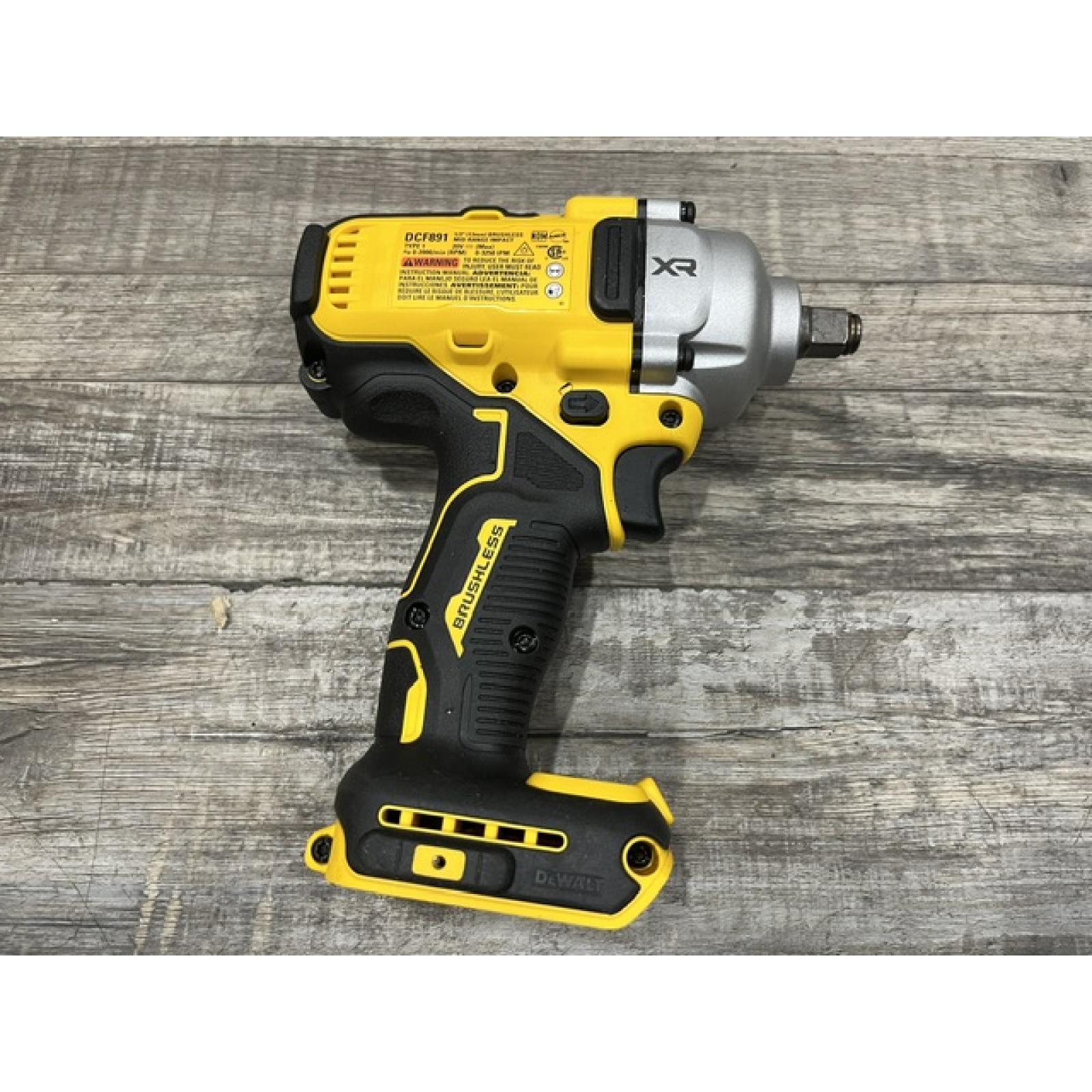 AS-IS DEWALT 20V MAX XR Cordless 1/2 in. Impact Wrench (Tool Only)