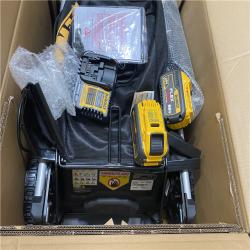 As-Is- FLEXVOLT 2x60V MAX 21 in. Cordless Battery Powered Self Propelled Lawn Mower Kit with  12.0 Ah Batteries and Chargers