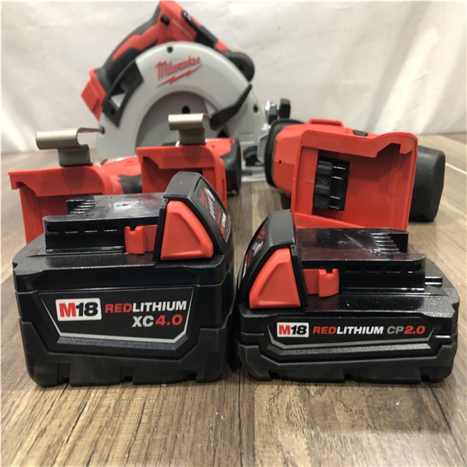 AS-IS Milwaukee 18-Volt Lithium-Ion Brushless Cordless (4-Tool) Combo Kit