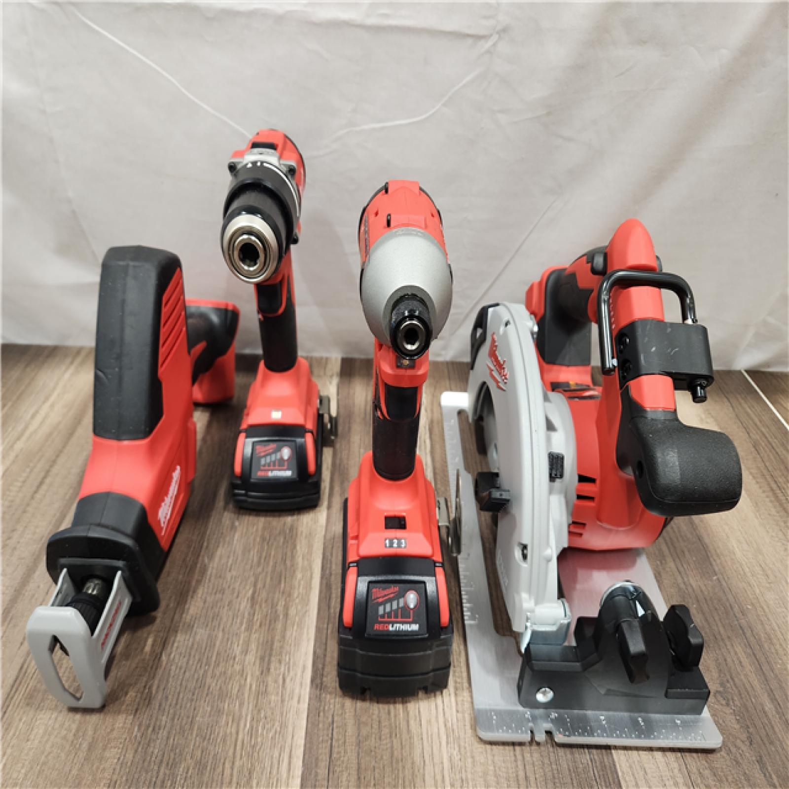 AS-IS- Milwaukee M18 4-Tool Combo Kit