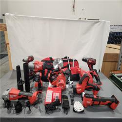 AS-IS- Milwaukee 18-Volt Lithium-Ion Cordless (9-Tool) Combo Kit