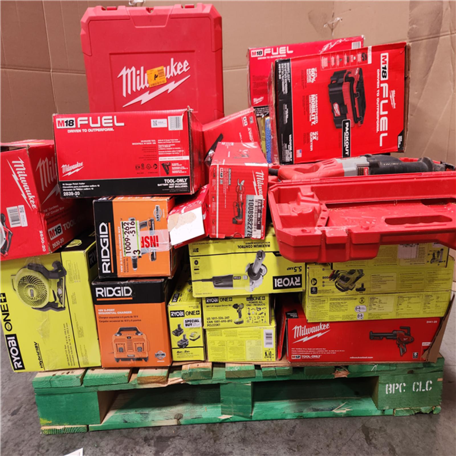 CALIFORNIA AS-IS TOOL PALLET