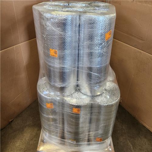 Phoenix new Everbilt 24 in. x 100 ft. Double Reflective Insulation Radiant Barrier Pallet of 16 (RV: $2128)
