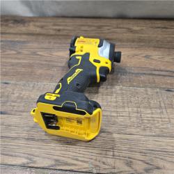 AS-IS DeWalt 20V MAX ATOMIC 1/4 in. Cordless Brushless 3-Speed Impact Driver Kit (Battery & Charger)