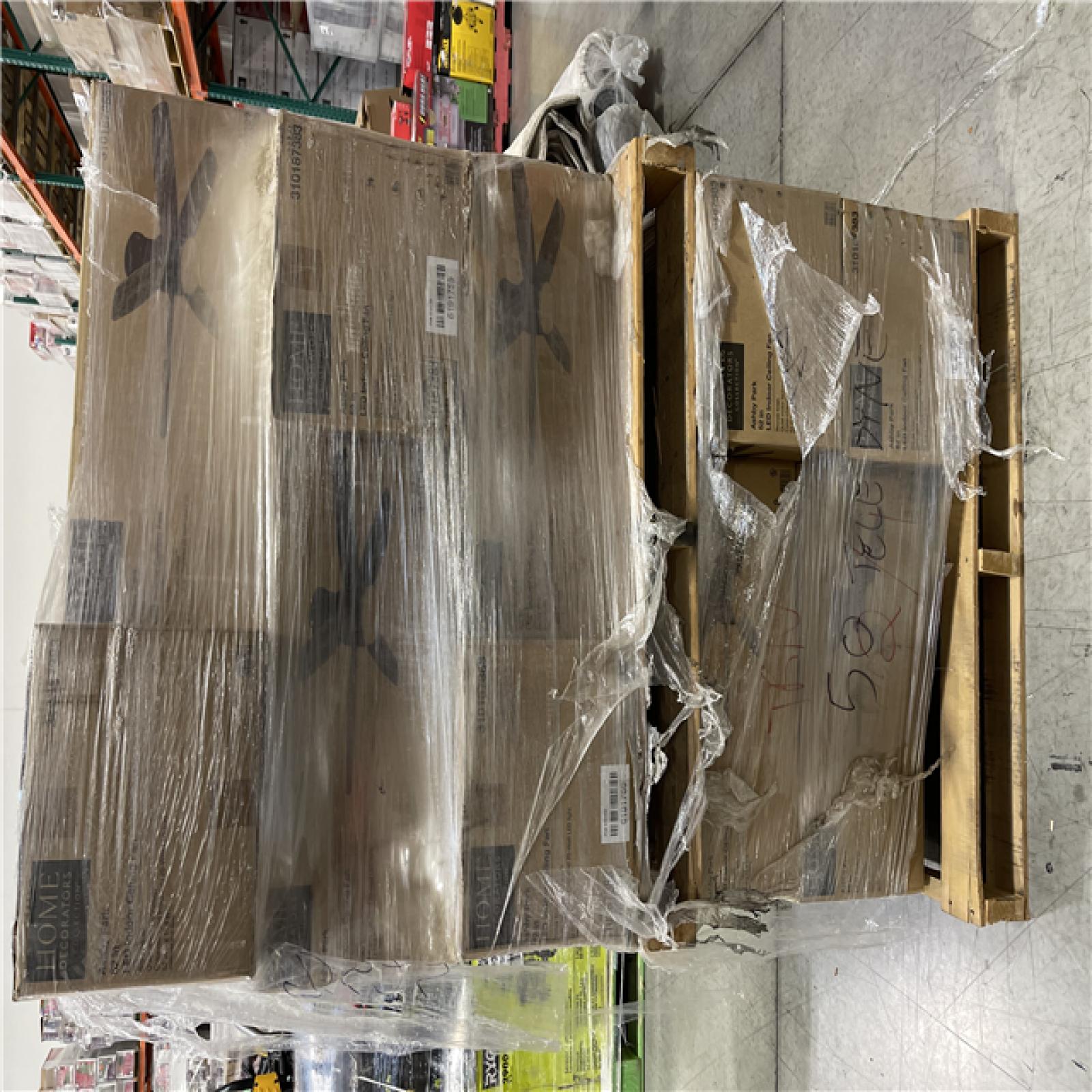 DALLAS LOCATION - Home Decorators Collection Ashby Park 52 in. Integrated Color Changing LED Bronze Ceiling Fan with Light Kit and Remote Control PALLET-(25 UNITS)