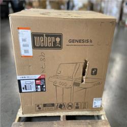 DALLAS LOCATION - Weber Genesis Smart SX-335 3-Burner Liquid Propane Gas Grill in Stainless Steel with Side Burner
