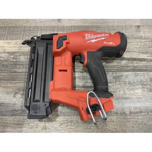 AS-IS Milwaukee  FUEL 18-Volt Lithium-Ion Brushless Cordless Gen II 18-Gauge Brad Nailer (Tool-Only)
