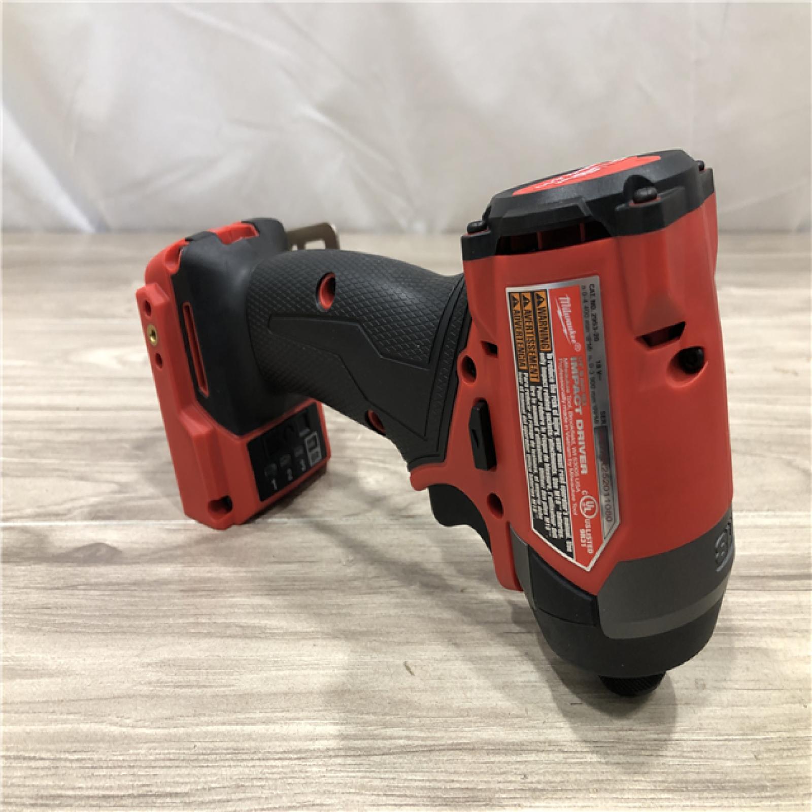 AS-IS Milwaukee FUEL 18V Lithium-Ion Cordless Hammer Drill and Impact Driver Combo Kit