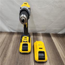 AS-IS- DeWalt 20V XR Lithium-Ion Cordless Brushless 1/2 in. Drill/Driver Kit with (2) 4.0 Ah Batteries and Charger