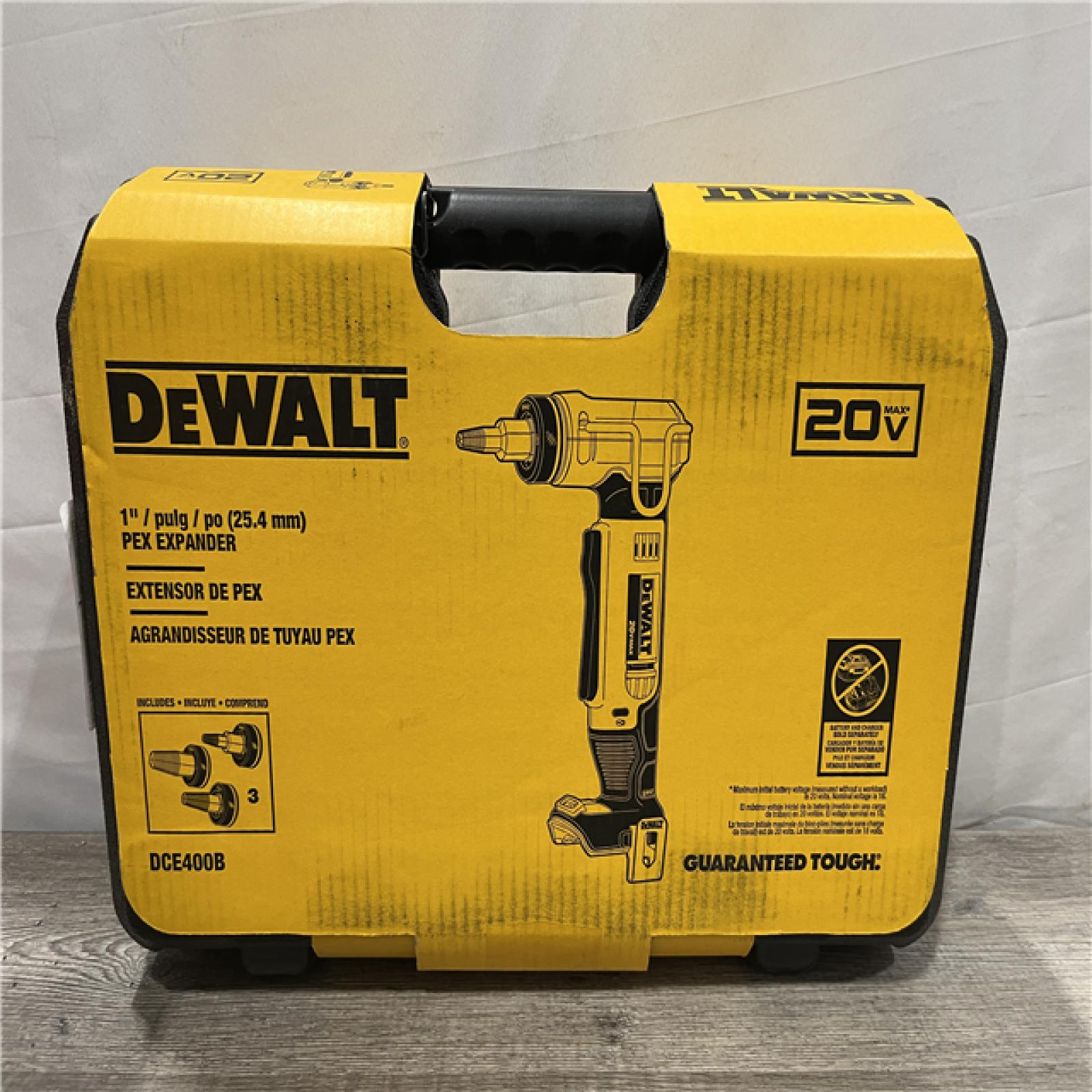 NEW - DEWALT 20V MAX Cordless 1 in. PEX Expansion Tool Kit