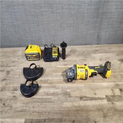 HOUSTON LOCATION - AS-IS DeWalt FLEXVOLT 60V Cordless 4-1/2 to 6 in. Grinder Kit (Battery & Charger)