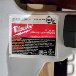 HOUSTON LOCATION - AS-IS Milwaukee 15 Amp Abrasive Chop Saw