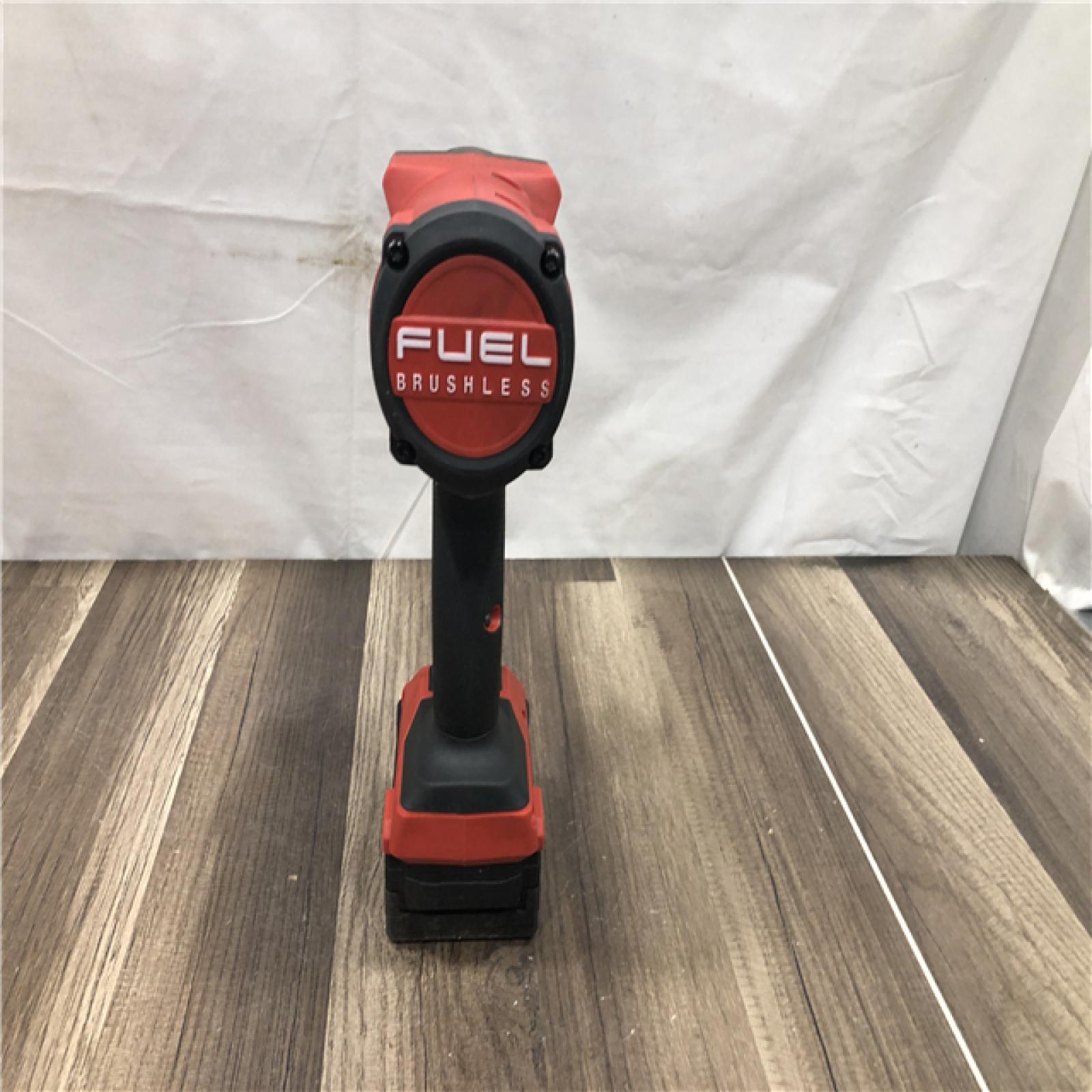 AS-IS Milwaukee  FUEL 18V Lithium-Ion Brushless Cordless 1/2 in. Impact Wrench w/Friction Ring Kit