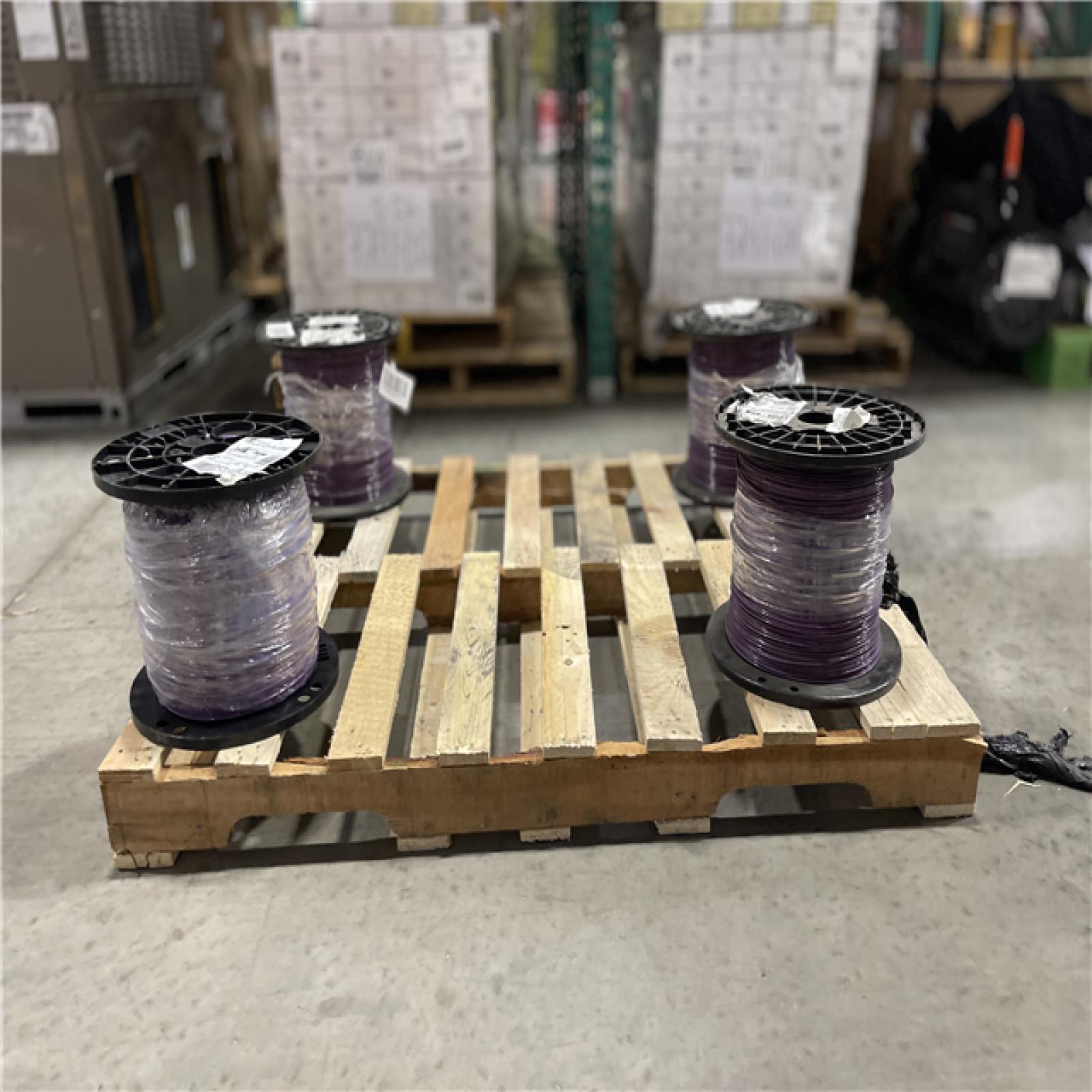 DALLAS LOCATION - AS-IS Southwire 2,500 ft. 12 Purple Solid CU THHN Wire(4 SPOOLS) (SEE NOTES)