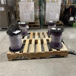 DALLAS LOCATION - AS-IS Southwire 2,500 ft. 12 Purple Solid CU THHN Wire(4 SPOOLS) (SEE NOTES)