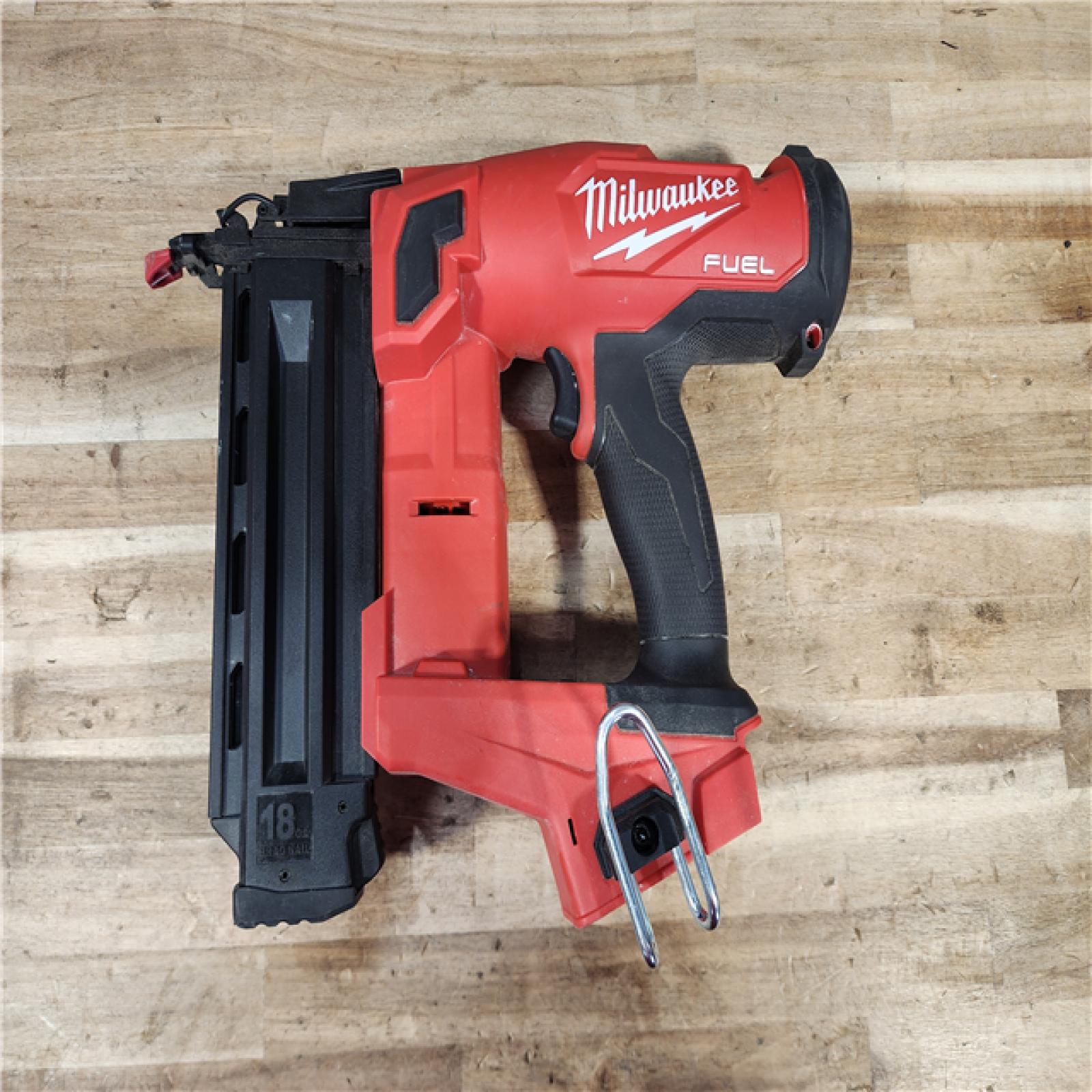 HOUSTON LOCATION - AS-IS Milwaukee FUEL 18-Volt Lithium-Ion Brushless Cordless Gen II 18-Gauge Brad Nailer (Tool-Only)