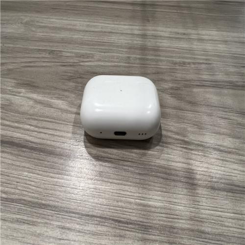 AS-IS Apple AirPods Pro (2nd Generation) with the USB-C MagSafe Charging Case