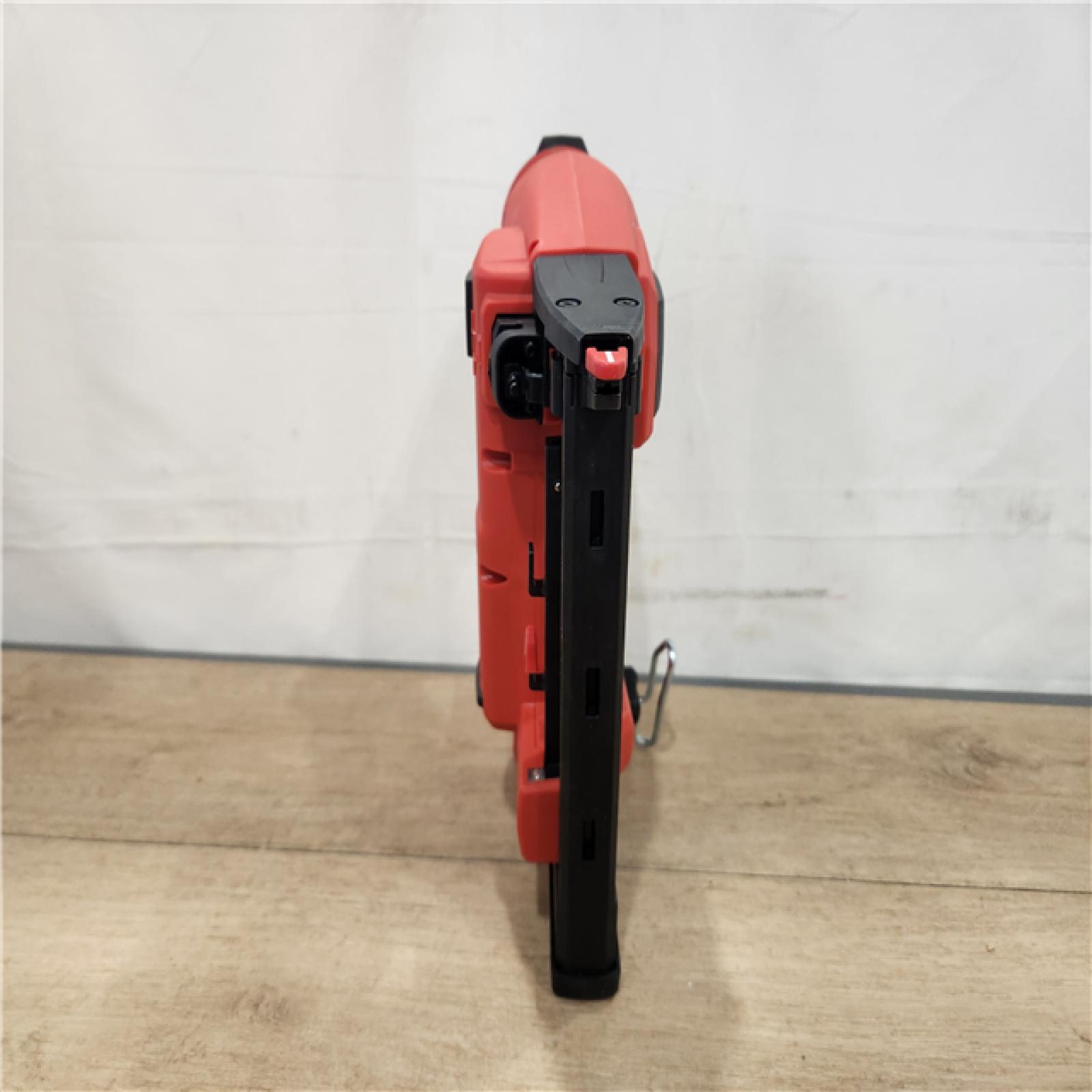 AS-IS- Milwaukee FUEL 18-Volt Lithium-Ion Brushless Cordless 18-Gauge 1/4 in. Narrow Crown Stapler (Tool-Only)