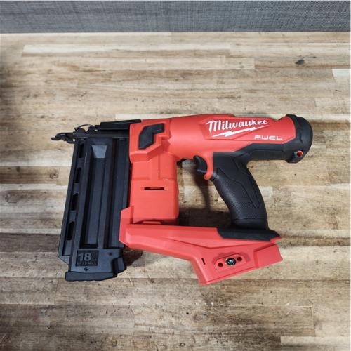 Houston Location AS-IS Milwaukee FUEL 18-Volt Lithium-Ion Brushless Cordless Gen II 18-Gauge Brad Nailer (Tool-Only)