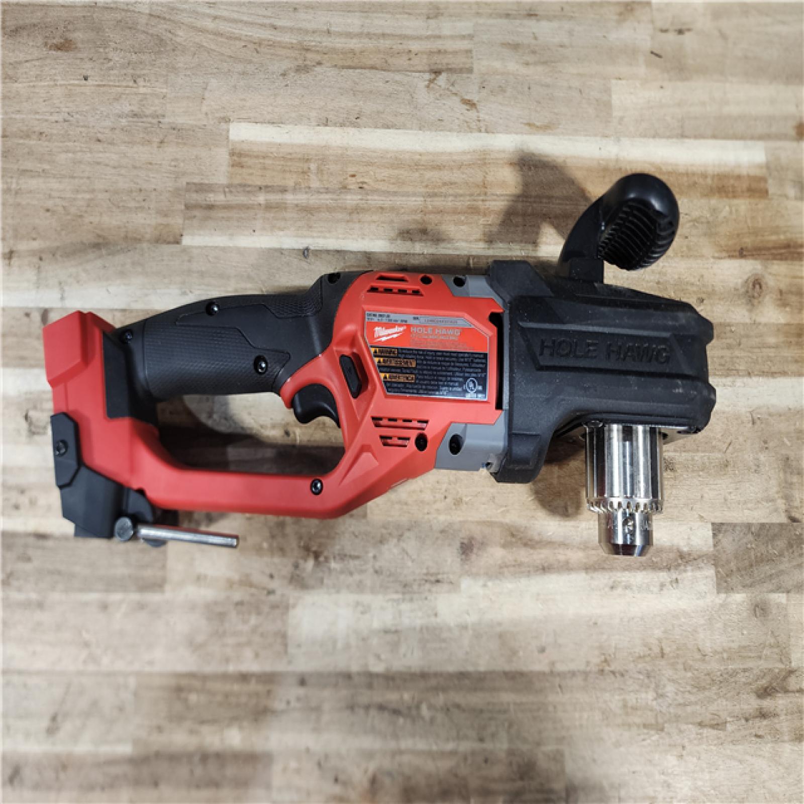 HOUSTON LOCATION - AS-IS Milwaukee FUEL GEN II 18V Lithium-Ion Brushless Cordless 1/2 in. Hole Hawg Right Angle Drill (Tool-Only)