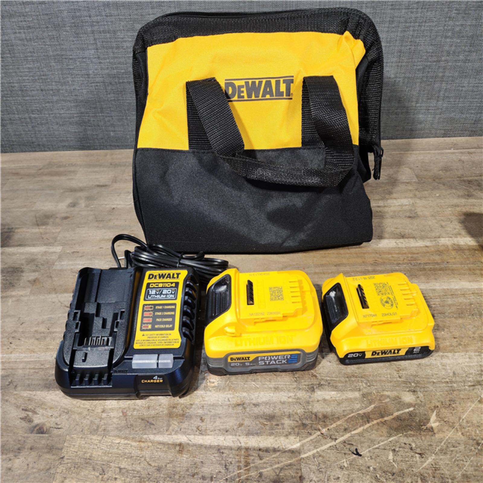 HOUSTON LOCATION - AS-IS DEWALT 2 TOOL COMBO KIT W/ (2) BATTERY & CHARGER