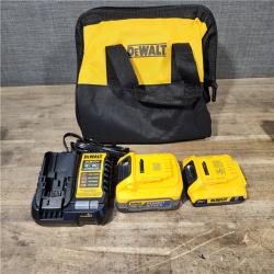 HOUSTON LOCATION - AS-IS DEWALT 2 TOOL COMBO KIT W/ (2) BATTERY & CHARGER
