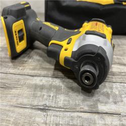 AS-IS DEWALT ATOMIC 20V MAX Lithium-Ion Cordless 1/4 in. Brushless Impact Driver Kit