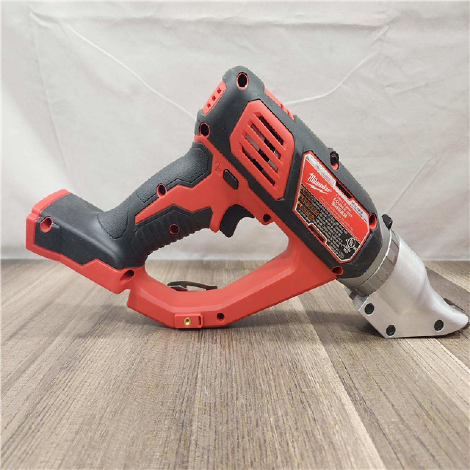 AS-IS- Milwaukee M18 18V Lithium-ion Cordless 18-gauge Double Cut Metal Shear (Tool-Only)
