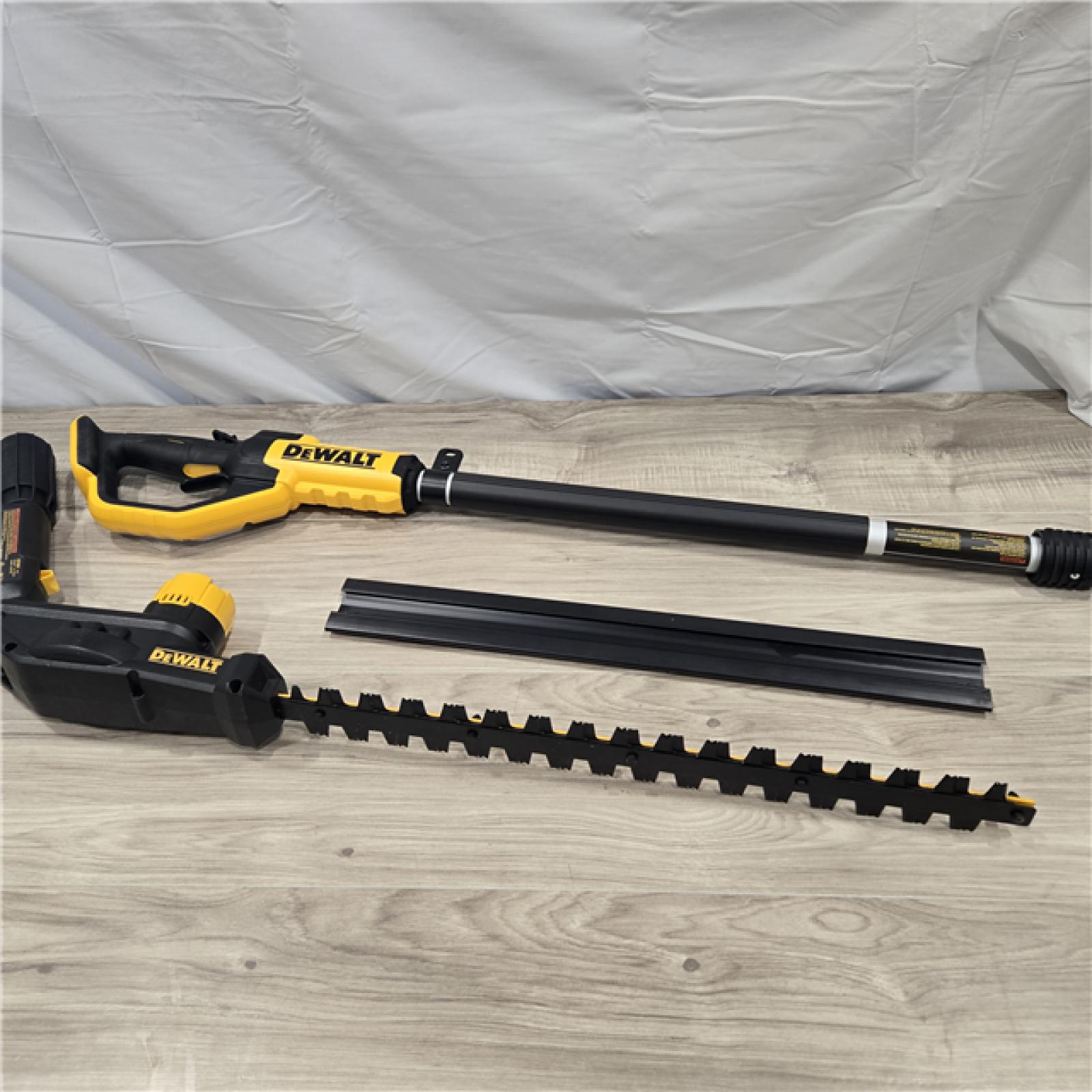 AS-IS DEWALT 20V MAX Cordless Pole Hedge Trimmer (Tool Only)