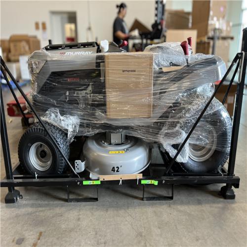 DALLAS LOCATION- Murray MT200 42 in. 19.0 HP 540cc EX1900 Series Briggs and Stratton Engine Automatic Gas Riding Lawn Tractor Mower